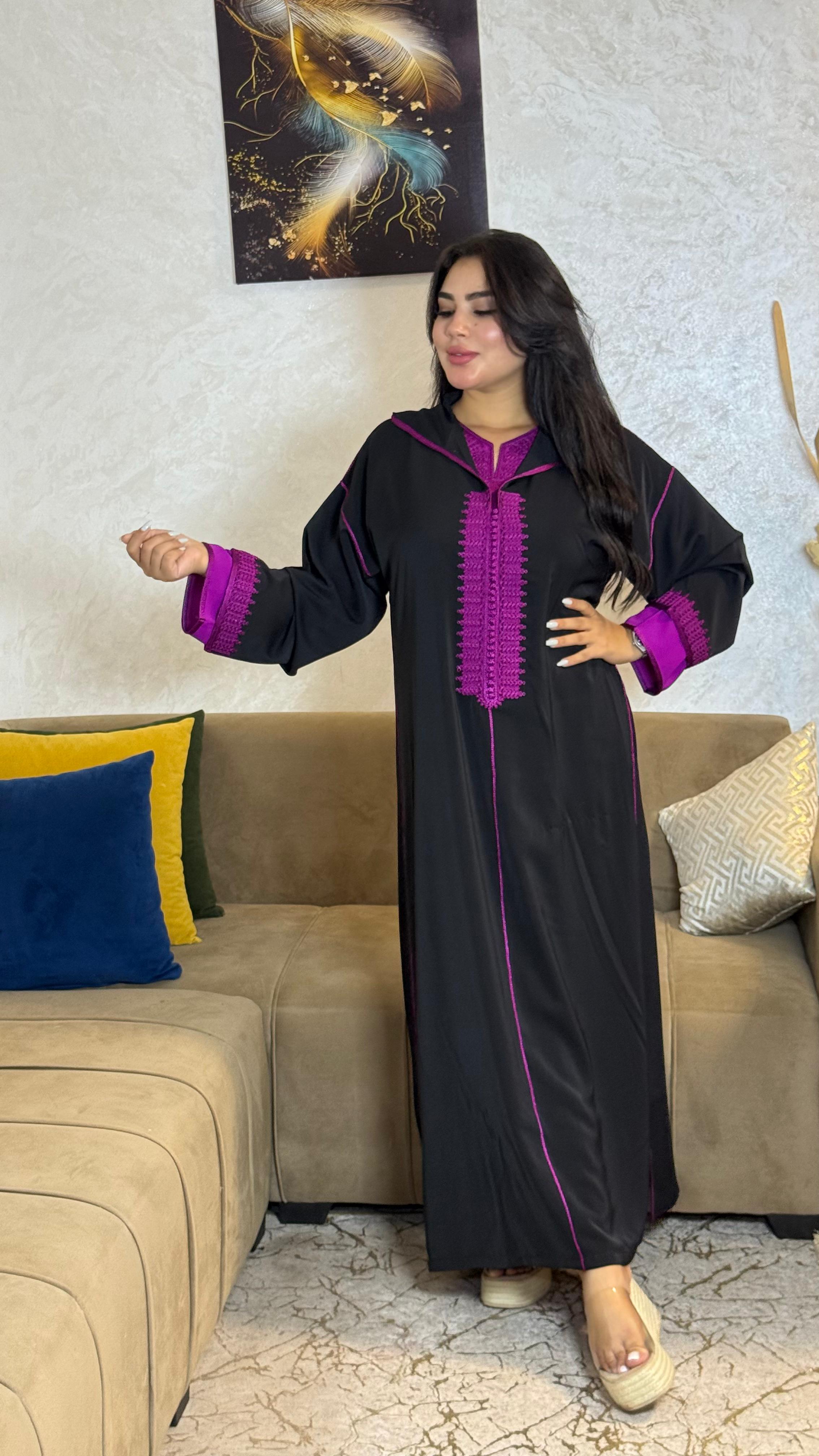 Élégante Jlaba avec Caftan Assorti